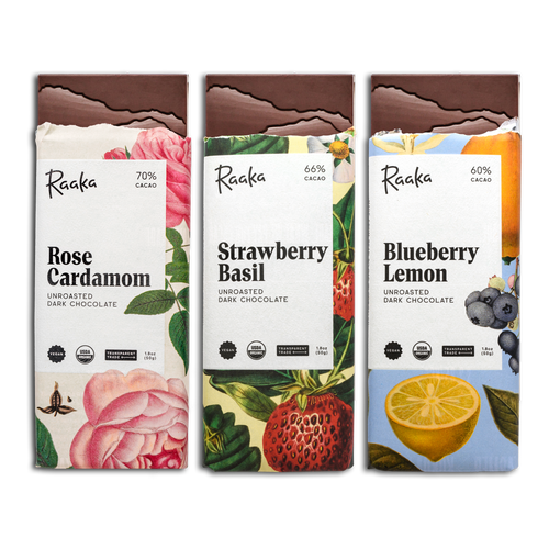 Botanical Collection: Rose Cardamom, Strawberry Basil, Blueberry Lemon