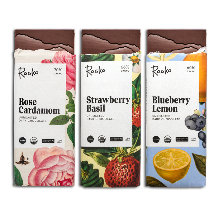 Botanical Collection: Rose Cardamom, Strawberry Basil, Blueberry Lemon