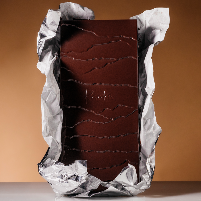 Coconut Milk open wrapper - Raaka Chocolate