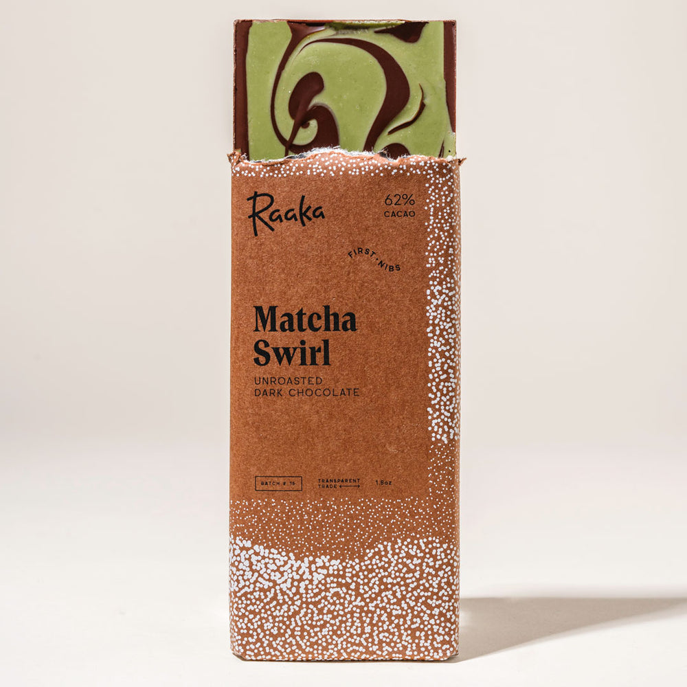 Raaka Chocolate Matcha Swirl