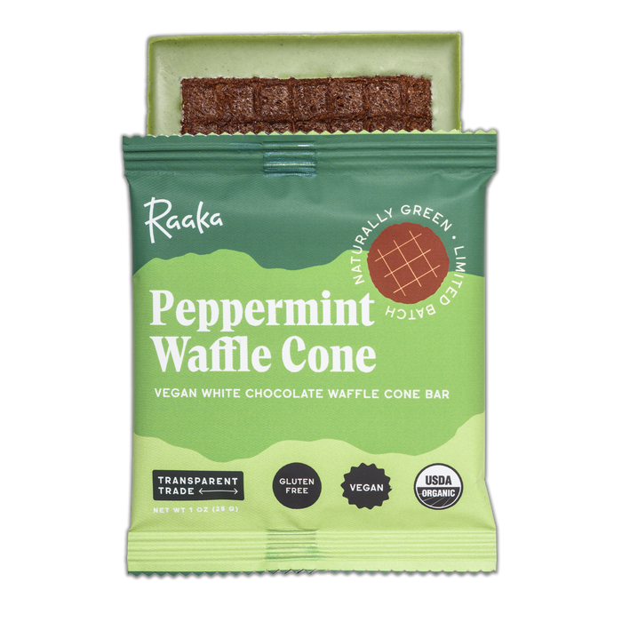 Single Peppermint Waffle Cone bar