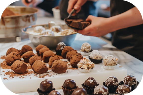 Hand-Rolled Chocolate Truffle Making - Raaka Chocolate