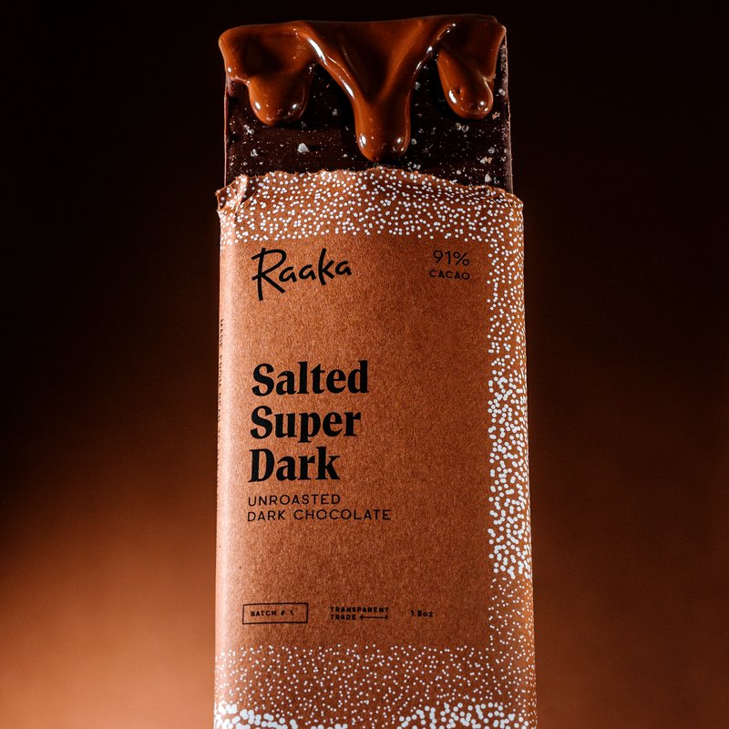 open Salted Super Dark bar (91% cacao)